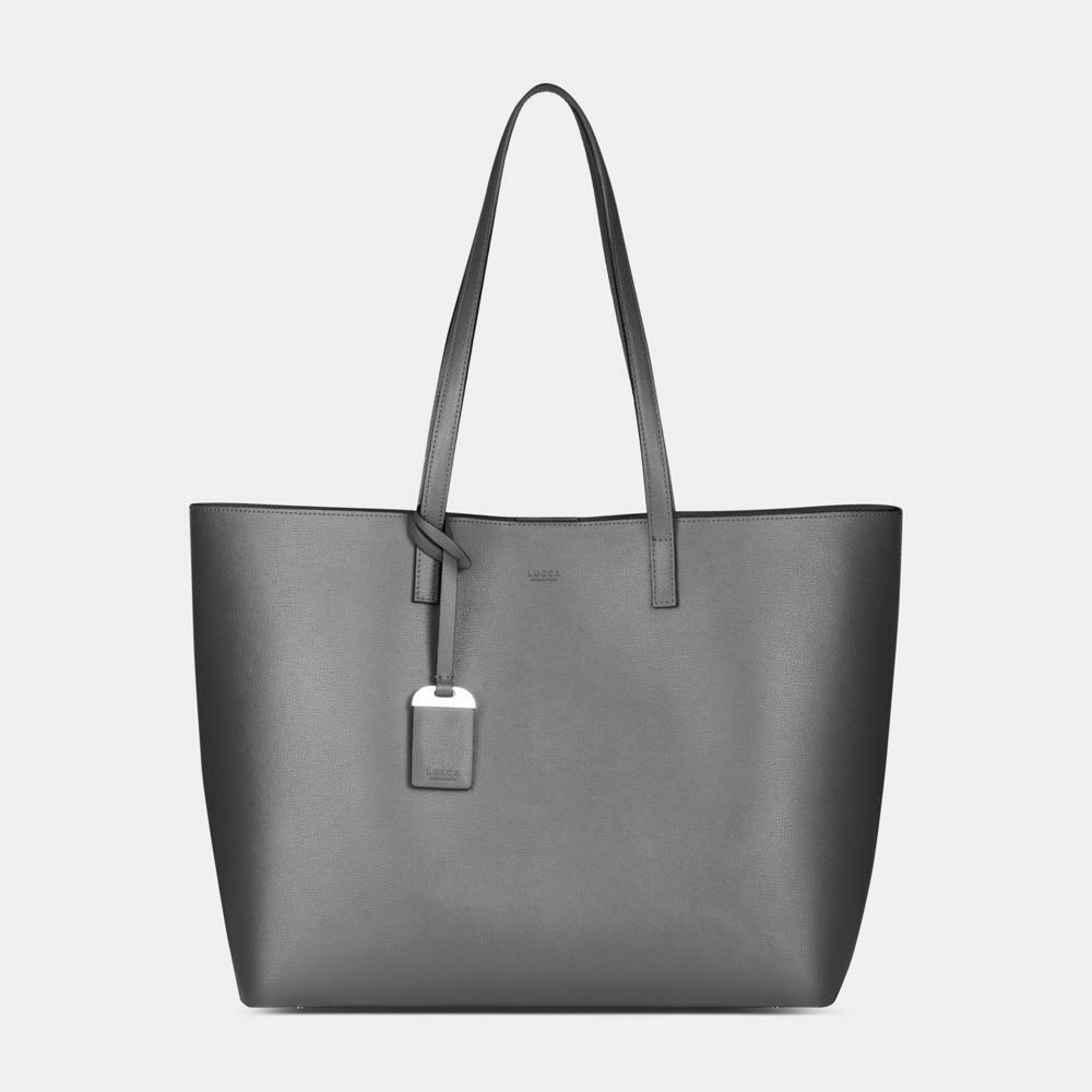 Silver shopper best sale