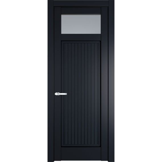 Межкомнатная дверь эмаль Profil Doors 3.3.2PM нэви блу остеклённая