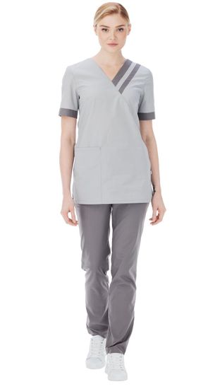 Костюм женский "Селеста" (серый/т.серый)