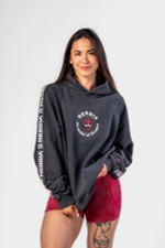 Толстовка Washed Hoodie HERITAGE 793 Темно Серая