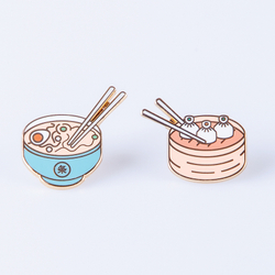 Набор из 2-х металлических булавок pinaholic asian food