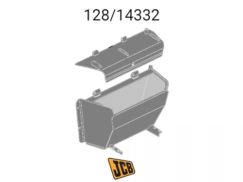 Инструментальный ящик JCB 128/14332