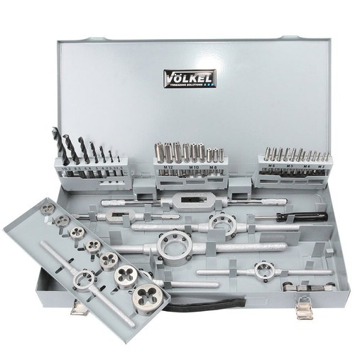 Набор метчиков и плашек DIN HSS-G M3—M12 VÖLKEL 49111
