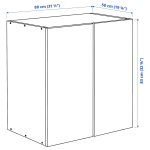 Шкаф - IVAR IKEA/ ИВАР ИКЕА, 83х80 см, бежевый
