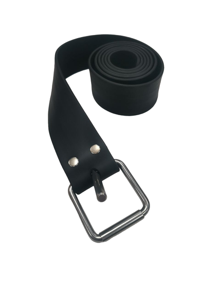 Ремень с марсельской пряжкой (черный)