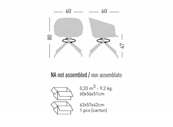 Кресло офисное с обивкой Basket U