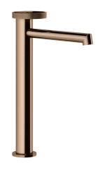 Смеситель для раковины Gessi Anello, высокий, длинный излив, цвет Copper PVD