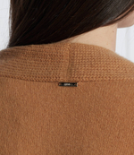 Хлопковый кардиган Liu Jo - коричневый(MF3030 MS009)