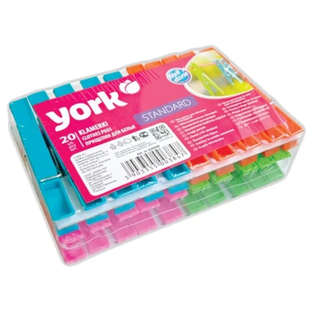 Прищепки York Standard 20 шт