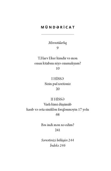 Milyonçu zəkasının sirləri