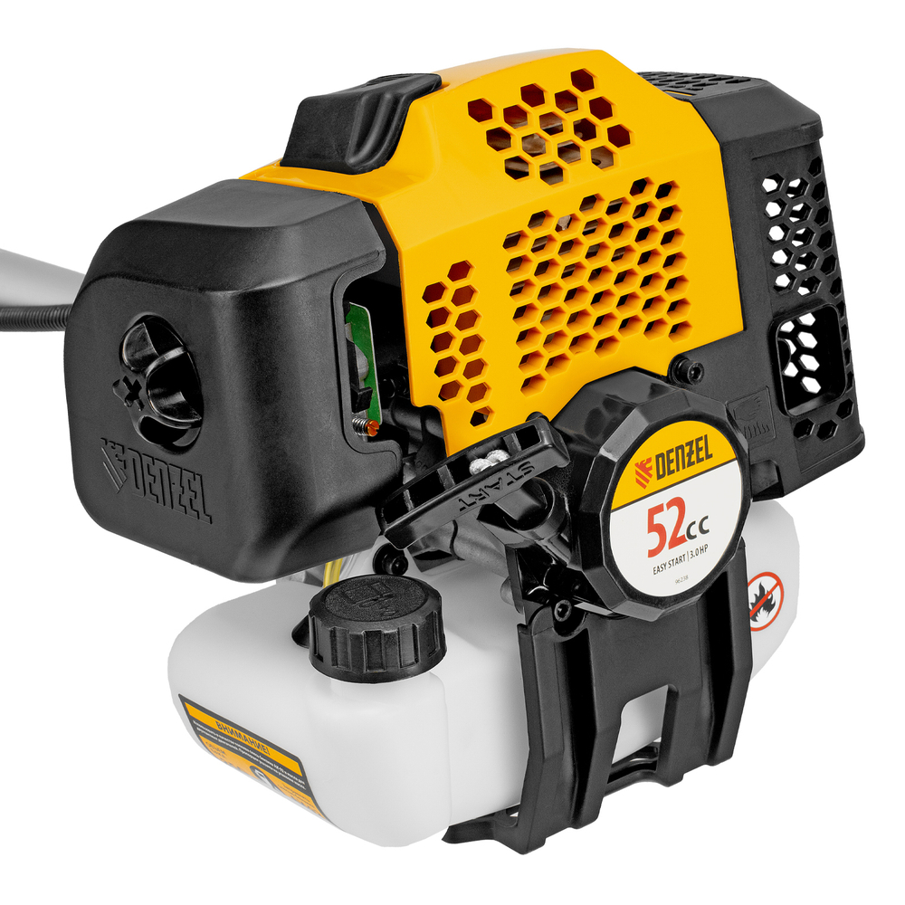 Триммер бензиновый DGT 520, 52 см3, 3 л. с, неразъемная штанга, состоит из 2 частей Denzel