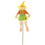 Фигура садовая «Пугало - Ричи» в желтой шляпе 52 (75) см ДоброСад