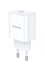 Зарядное устройство Borofone BA81A PD20W 3A Type-C + кабель Type-C-Lightning White