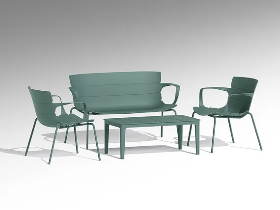 Jara Комплект уличной мебели, зеленый