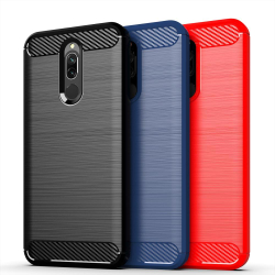 Чехол для Xiaomi Redmi 8 цвет Red (красный), серия Carbon от Caseport