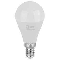 Лампа светодиодная ЭРА GREEN LINE LED P45-15W-840-E14 GL 15Вт шар яркий белый свет E14