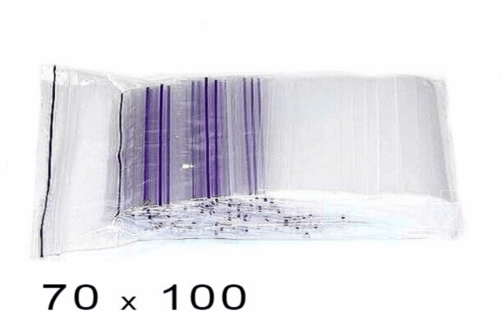 Пакеты полиэтиленовые Zip‑Lock 7x10 см (100 штук в упаковке).