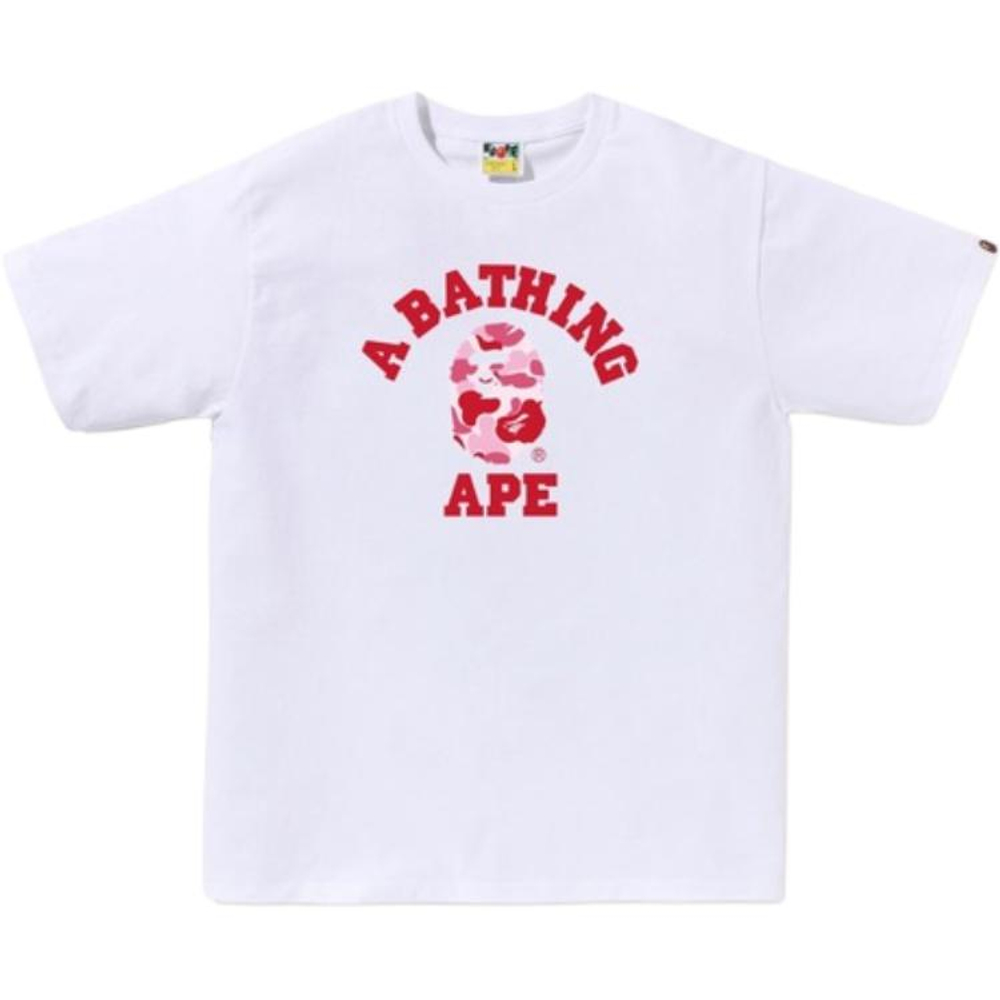 A Bathing Ape Abc Camo College Tee Ss25