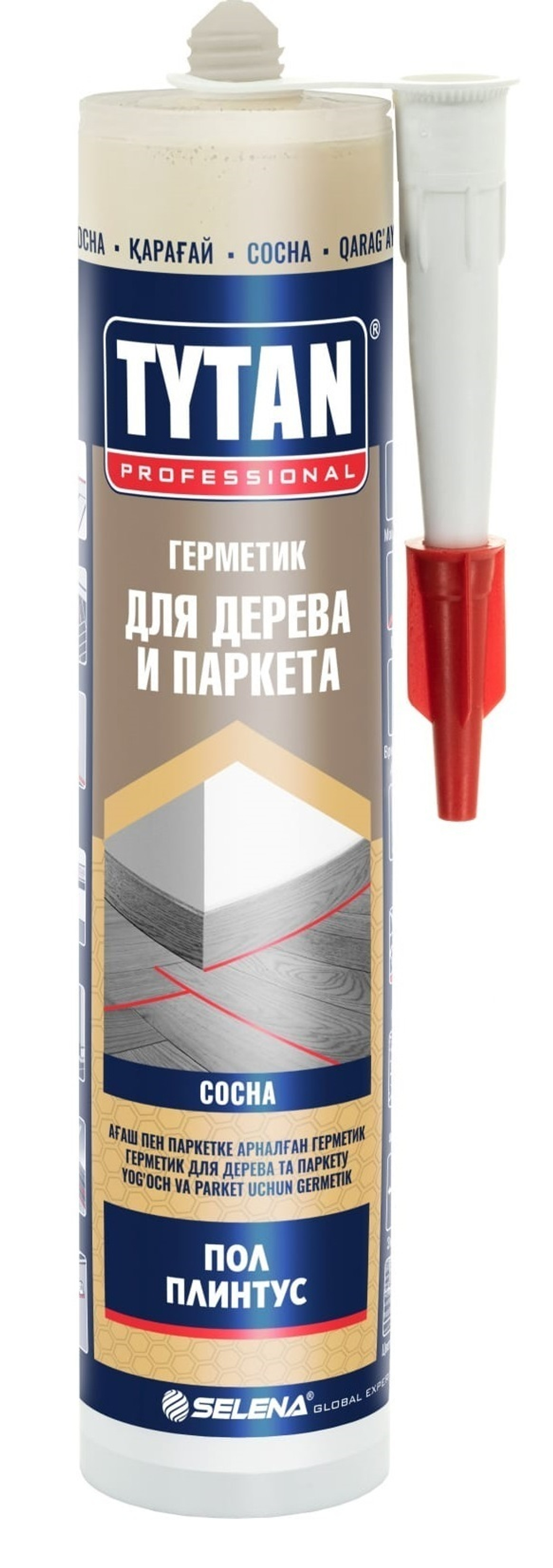 TYTAN PROFESSIONAL герметик акриловый для дерева и паркета, сосна 280мл