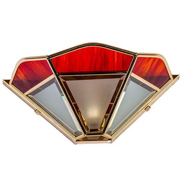 Бра CREMASCO 1007/1AP-B.SATIN+ROSSO GOLD