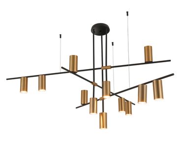 07621-12,20 Люстра Рия черный/бронза Gu10 120W