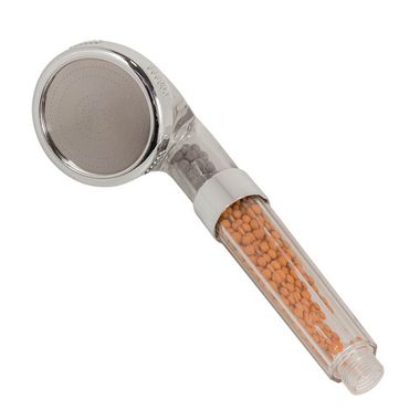 Лейка душевая (поликарбонат/нерж.сталь,L-25см,?-8см,фильтрация-ионная,0-80°С,массаж,экон. воды до 30%) ISMA ISMA-SK-00598