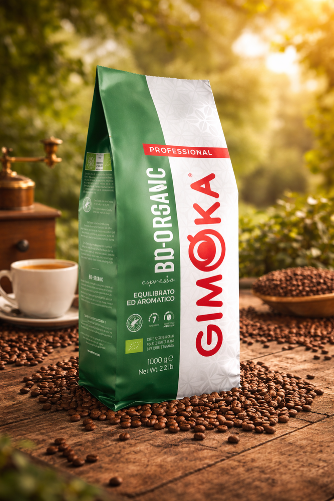 Кофе в зернах Gimoka Bio-Organic 1 кг x 2 шт
