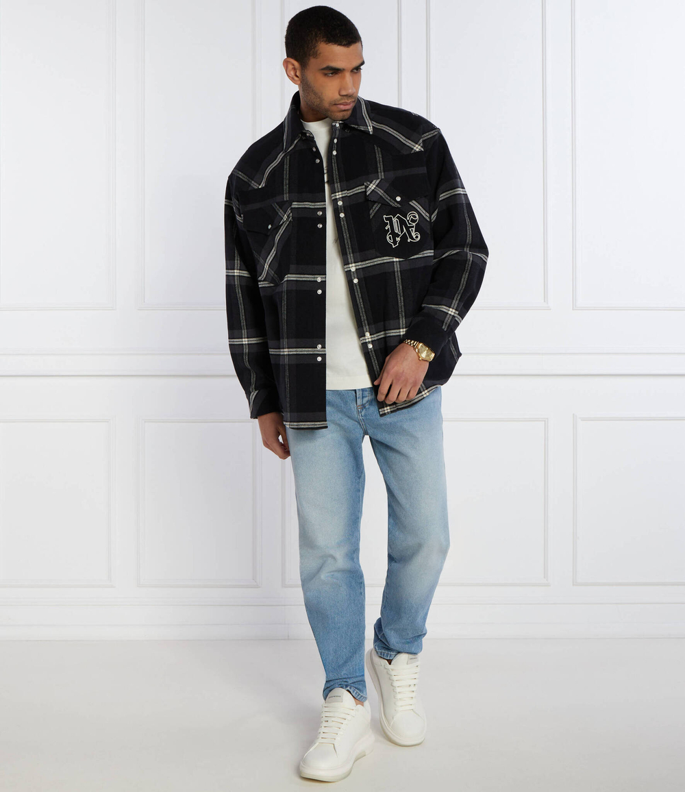 Рубашка Palm Angels - графитовый (PMES023R 24FAB001)