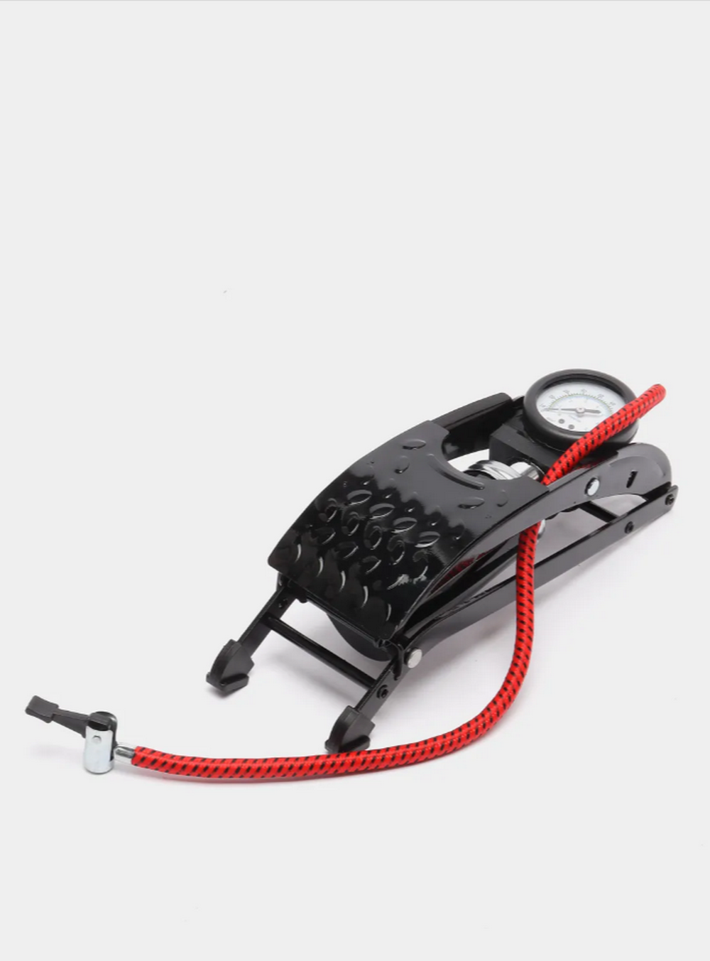 Насос ножной AVS FP03 усиленный с манометром