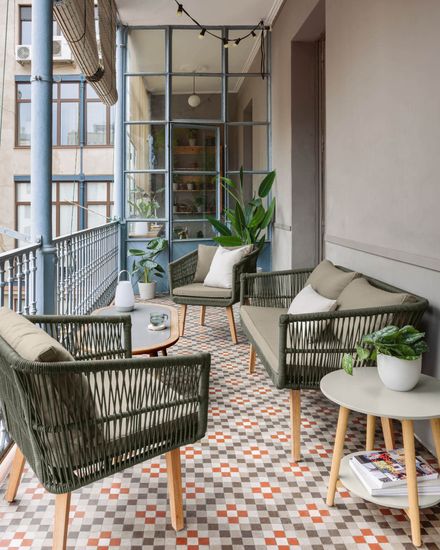 Комплект Inti с 2-местным диваном и 2 креслами зеленого цвета La Forma Испания 