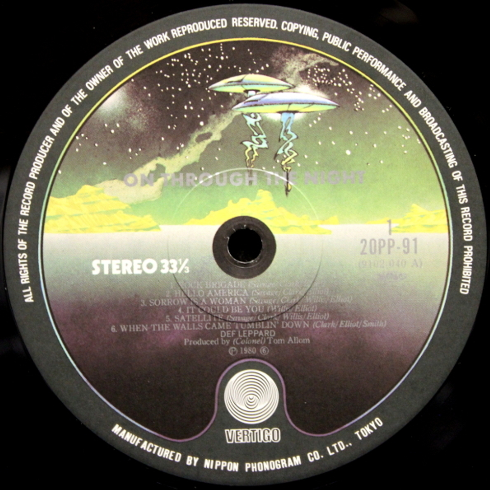 Def Leppard / On Through The Night (LP)