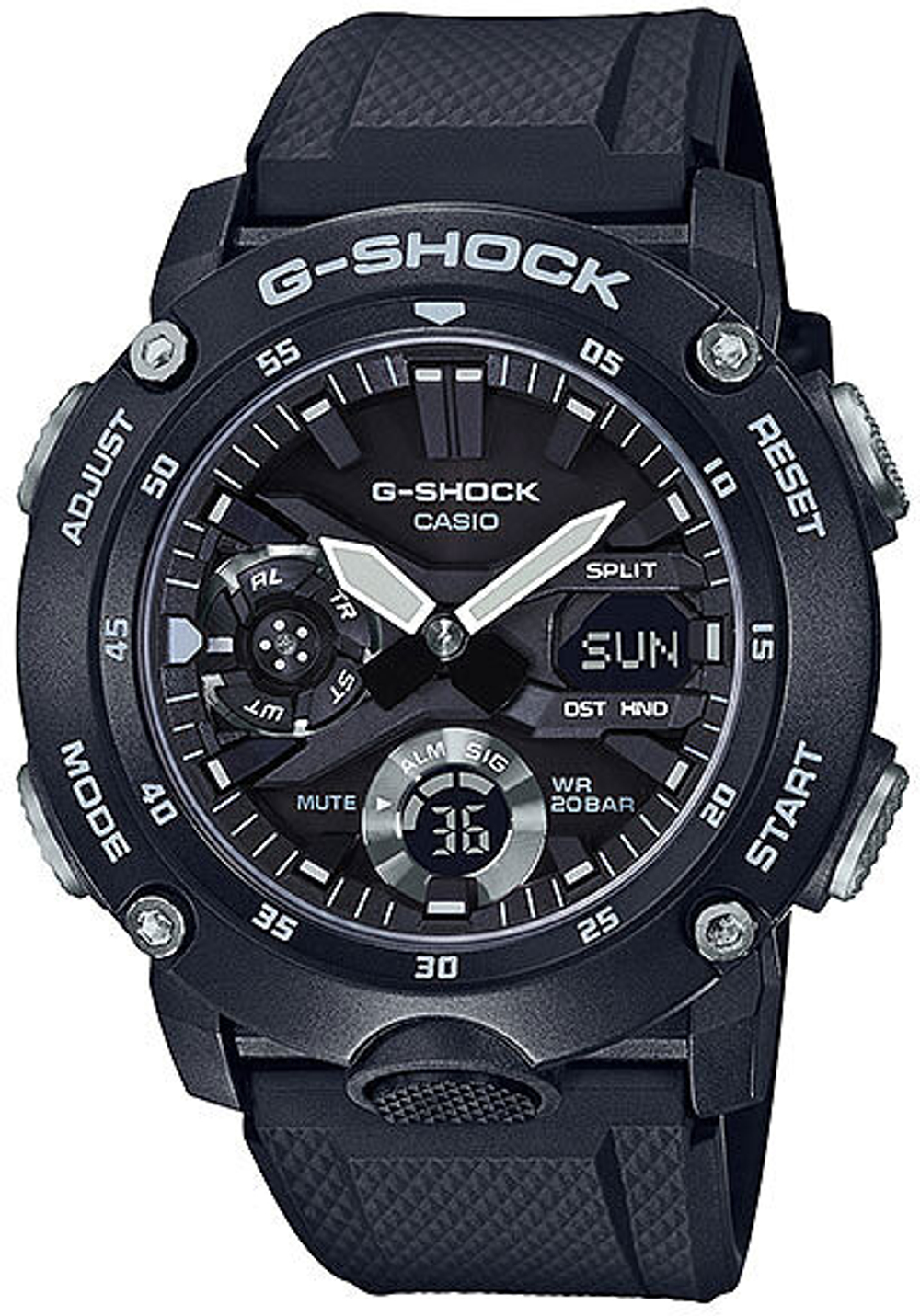 Мужские наручные часы Casio G-Shock GA-2000S-1A