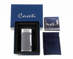 Зажигалка Caseti сигарная турбо (двойное пламя), серая CA583-4
