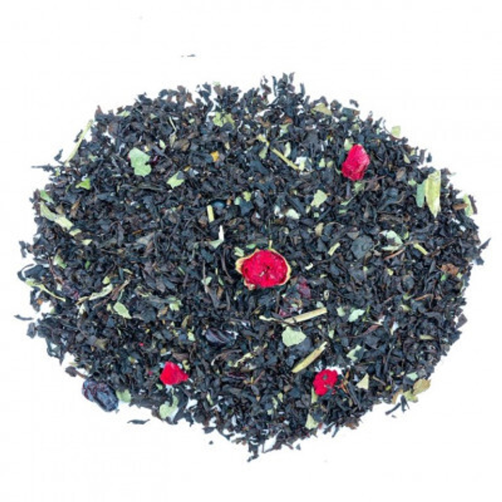 Черный чай BERRY-TEA |  с клюквой | 18гр под стакан | Эконом