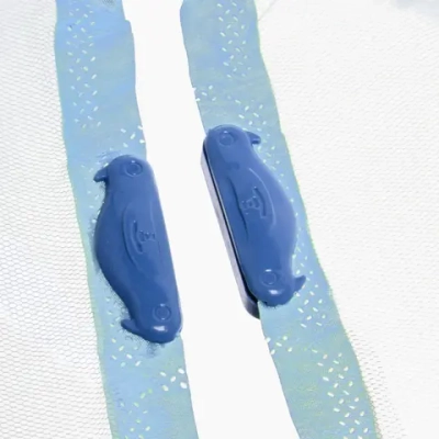 Антимоскитная сетка дверная на магнитах 100*210см «Классическая» голубая ДоброСад