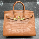Сумка Hermes из кожи крокодила 25 см