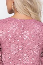 Платье "Сияние блеска" (пыльная роза) П7391 LT Collection (Акция)