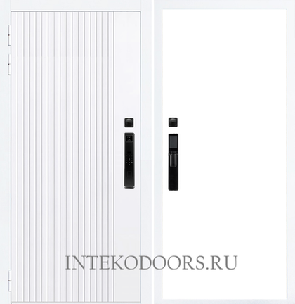 Вертикаль Белая F55 гладкая без рисунка