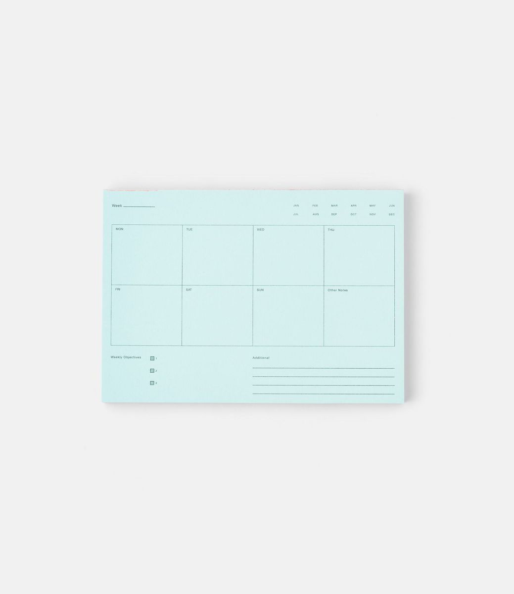 Before Breakfast Weekly Notepad Pale Blue — еженедельный планер