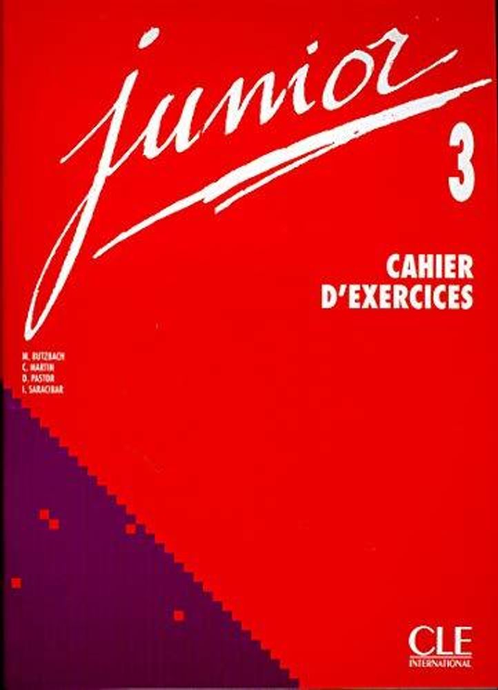 JUNIOR 3  cahier