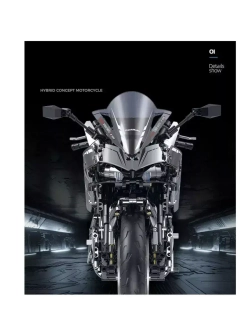 Конструктор Мотоцикл Kawasaki Ninja H2R 2156 деталей
