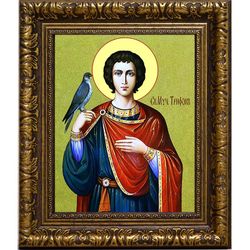 Трифон Апамейский Святой мученик. Икона на холсте