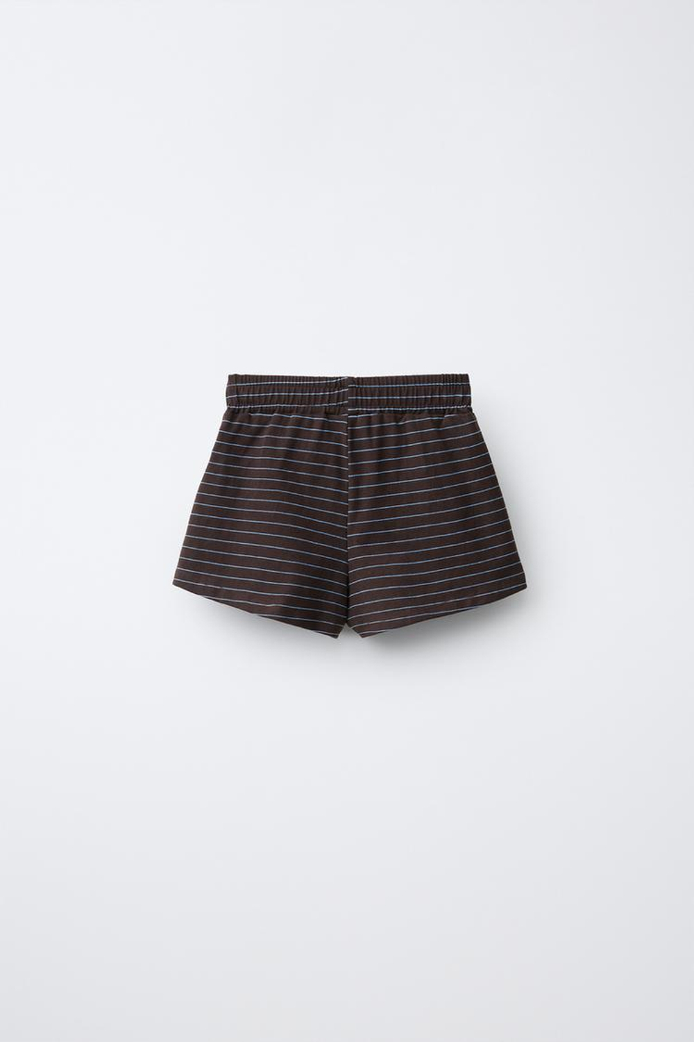 ZARA ШОРТЫ ИЗ МЯГКОЙ ТКАНИ, КОРИЧНЕВЫЙ