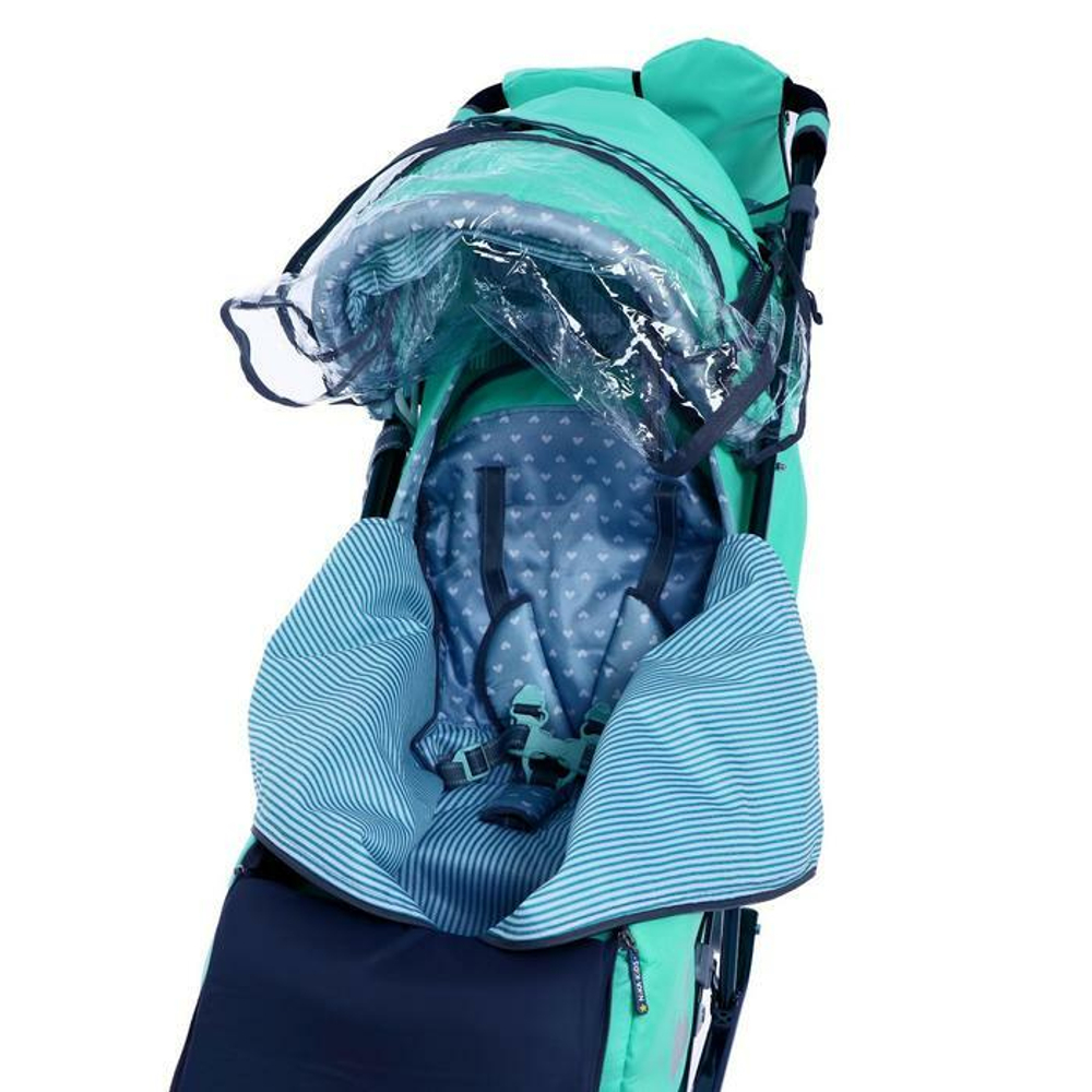 Санки-коляски «Наши детки» 5-2 мятный (арт. НДТ5-2/3)