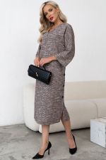 Платье Шарм (мокко) Р11-1251/2 Nikol