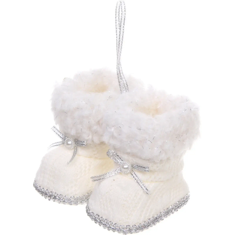 Подвеска «Волшебные ботиночки» 7 см, белый