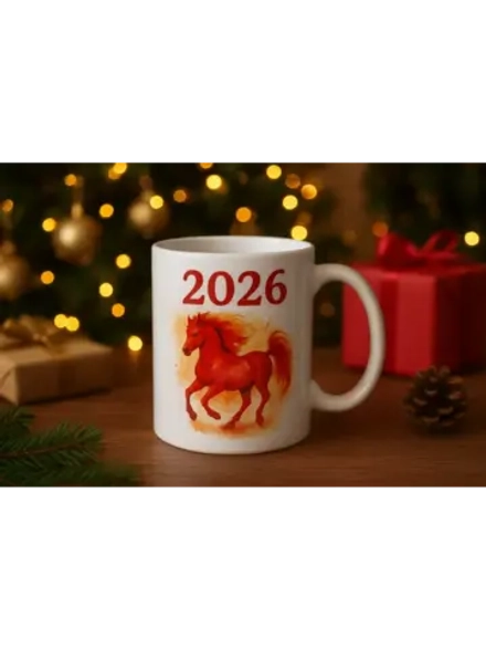 Кружка Новый Год 2026 год для чая кофе