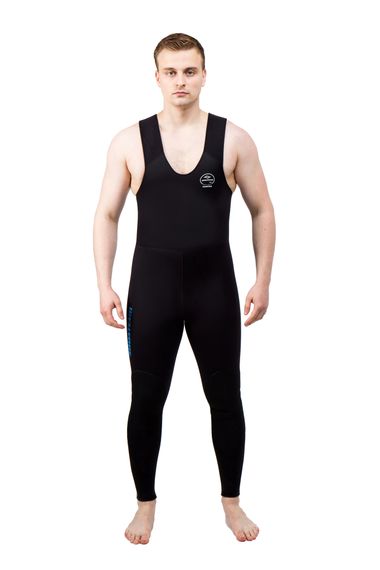 Гидрокостюм AquaTeam Hunter Jako 7 мм нейлон/открытая пора черный