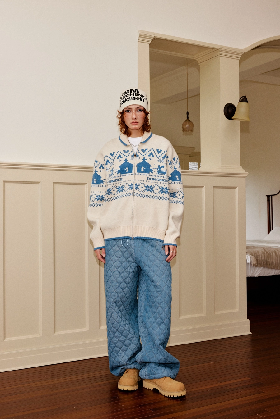 Кардиган DONSMOKE "Winter Coming" Zip Cardigan