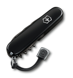 Нож Victorinox Spartan PS, 91 мм, 13 функций, чёрный, с темляком